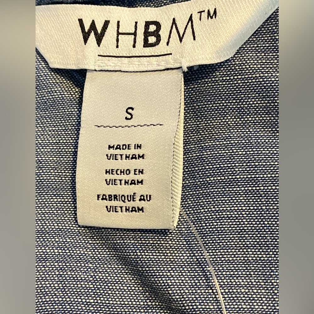 White House Black Market NWT Size Small Denim Snap Closure Women's Jacket/Shirt - Picture 8 of 11